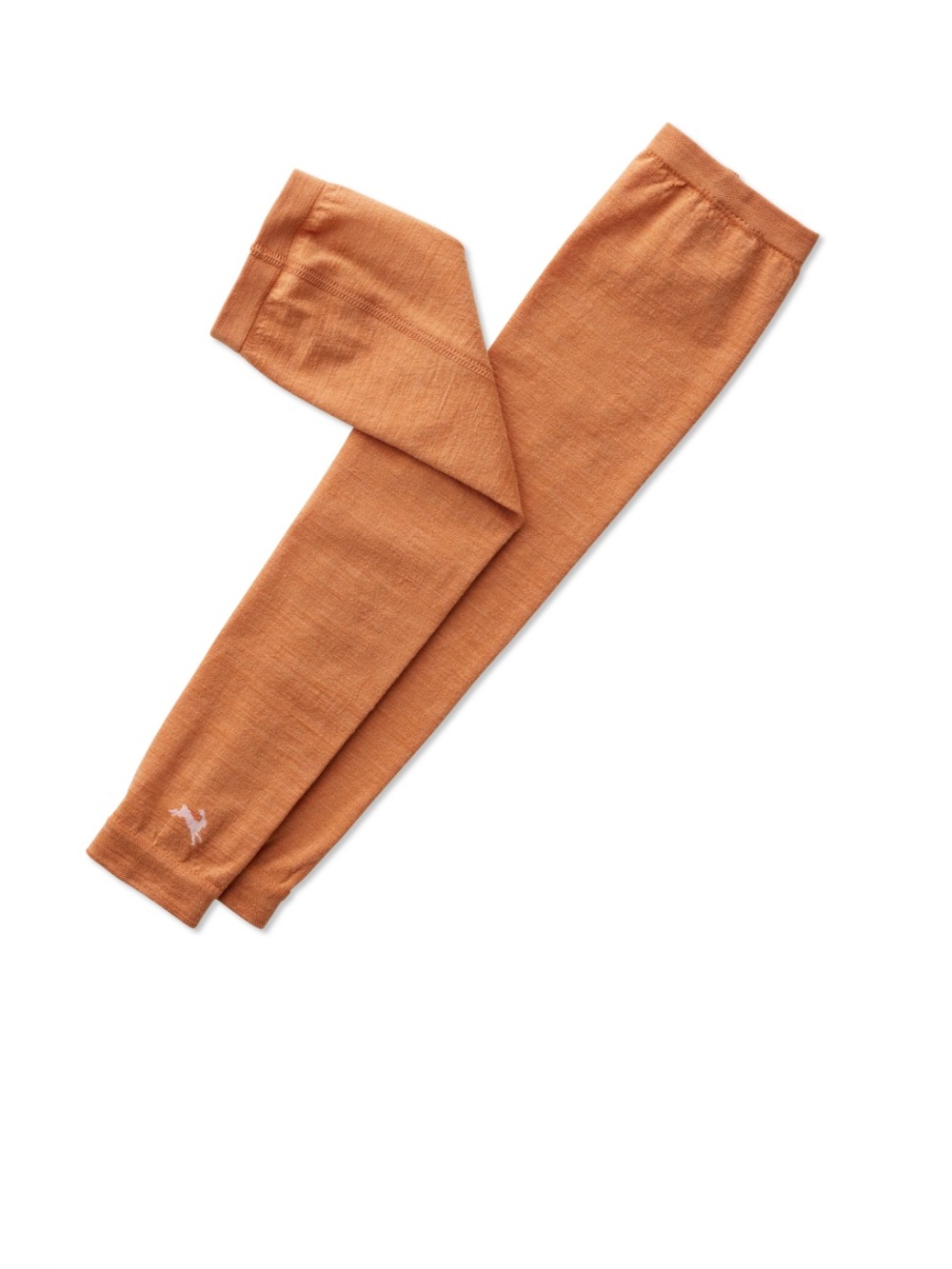 Tracksmith MERINO WOOL Brighton Arm Warmers in Coral Gold